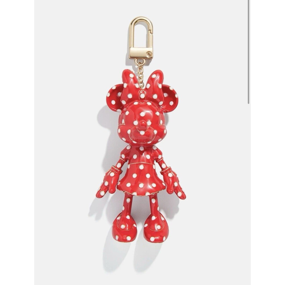BRAND NEW Baublebar Disney Minnie Mouse Red Polka Dot Bag Charm